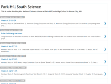 Tablet Screenshot of parkhillsouthscience.blogspot.com