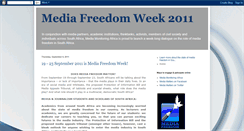 Desktop Screenshot of mediafreedomweek.blogspot.com