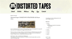 Desktop Screenshot of distortedtapes.blogspot.com