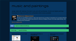 Desktop Screenshot of music-and-paintings.blogspot.com