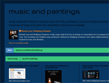 Tablet Screenshot of music-and-paintings.blogspot.com