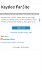 Mobile Screenshot of kaysleefansite.blogspot.com