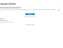 Tablet Screenshot of kaysleefansite.blogspot.com