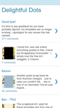 Mobile Screenshot of delightfuldots.blogspot.com