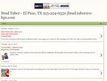 Tablet Screenshot of bradtabor.blogspot.com