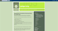 Desktop Screenshot of gadget-king.blogspot.com