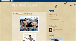 Desktop Screenshot of pakbogkabog.blogspot.com