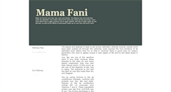 Desktop Screenshot of mamafani.blogspot.com