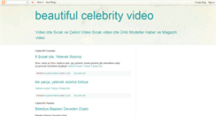 Desktop Screenshot of beautiful-celebrity-video.blogspot.com