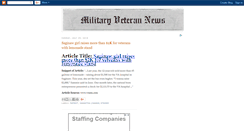 Desktop Screenshot of militaryvetnews.blogspot.com