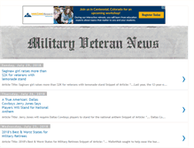 Tablet Screenshot of militaryvetnews.blogspot.com