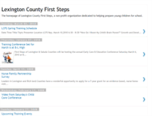 Tablet Screenshot of lcfirststeps.blogspot.com