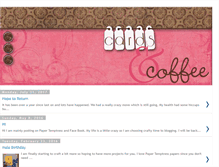 Tablet Screenshot of cardsandcoffee.blogspot.com