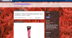 Desktop Screenshot of cantikbeautyshop.blogspot.com