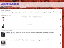 Tablet Screenshot of cantikbeautyshop.blogspot.com