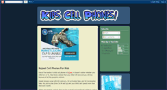 Desktop Screenshot of kidscellphonesguide.blogspot.com