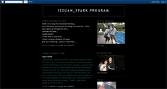 Desktop Screenshot of izzuansparkprogram.blogspot.com