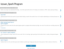Tablet Screenshot of izzuansparkprogram.blogspot.com