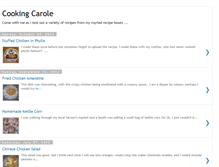 Tablet Screenshot of cookingcarole.blogspot.com