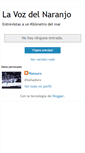 Mobile Screenshot of lavozdlnaranjo.blogspot.com