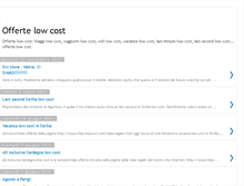 Tablet Screenshot of italy-lowcost.blogspot.com