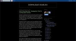 Desktop Screenshot of download-diablo3.blogspot.com