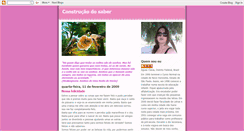 Desktop Screenshot of construcaodosaber.blogspot.com