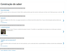 Tablet Screenshot of construcaodosaber.blogspot.com