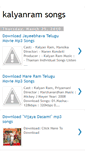 Mobile Screenshot of freedownloadkalyanramsongs.blogspot.com