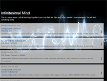 Tablet Screenshot of infinitesimalmind.blogspot.com