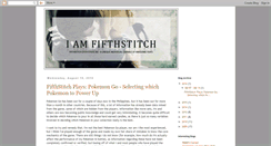 Desktop Screenshot of fifthstitch-blog.blogspot.com