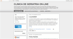 Desktop Screenshot of clinicadegeriatriaon-line.blogspot.com