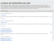 Tablet Screenshot of clinicadegeriatriaon-line.blogspot.com
