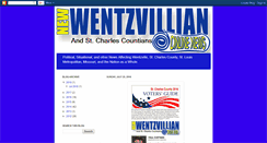 Desktop Screenshot of newwentzvillian.blogspot.com