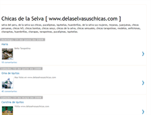 Tablet Screenshot of delaselvasuschicas.blogspot.com