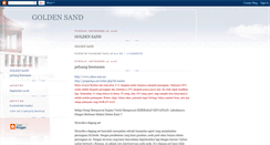 Desktop Screenshot of goldensand1.blogspot.com
