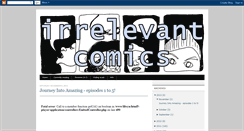 Desktop Screenshot of irrelevantcomics.blogspot.com
