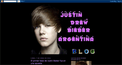 Desktop Screenshot of justin-drew-bieber-argentina.blogspot.com