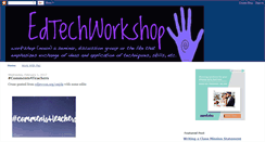Desktop Screenshot of edtechworkshop.blogspot.com