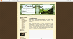 Desktop Screenshot of caballeroeterno.blogspot.com