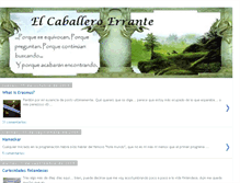 Tablet Screenshot of caballeroeterno.blogspot.com