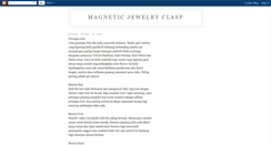 Desktop Screenshot of magnetic-jewelry-clasp-calleydesouza.blogspot.com