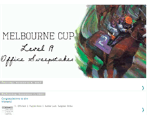 Tablet Screenshot of melbournecuplevel19.blogspot.com