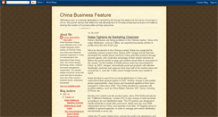 Desktop Screenshot of cbfeature.blogspot.com