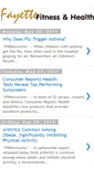 Mobile Screenshot of fayettefitness.blogspot.com