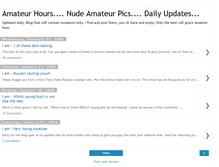 Tablet Screenshot of amateurhours.blogspot.com