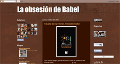 Desktop Screenshot of obsesivababel.blogspot.com