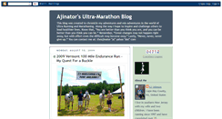 Desktop Screenshot of ajinatorsmarathon.blogspot.com