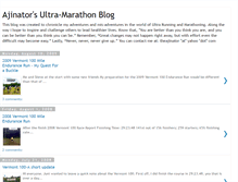 Tablet Screenshot of ajinatorsmarathon.blogspot.com