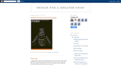 Desktop Screenshot of designforthegreatergood.blogspot.com